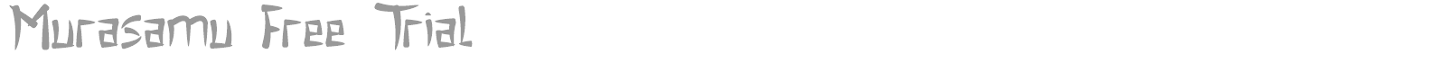 Murasamu font preview